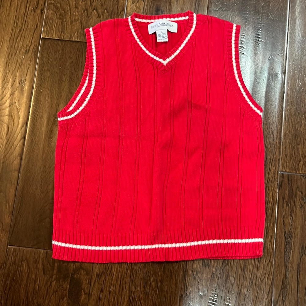 Vintage Montana Blues sweater vest